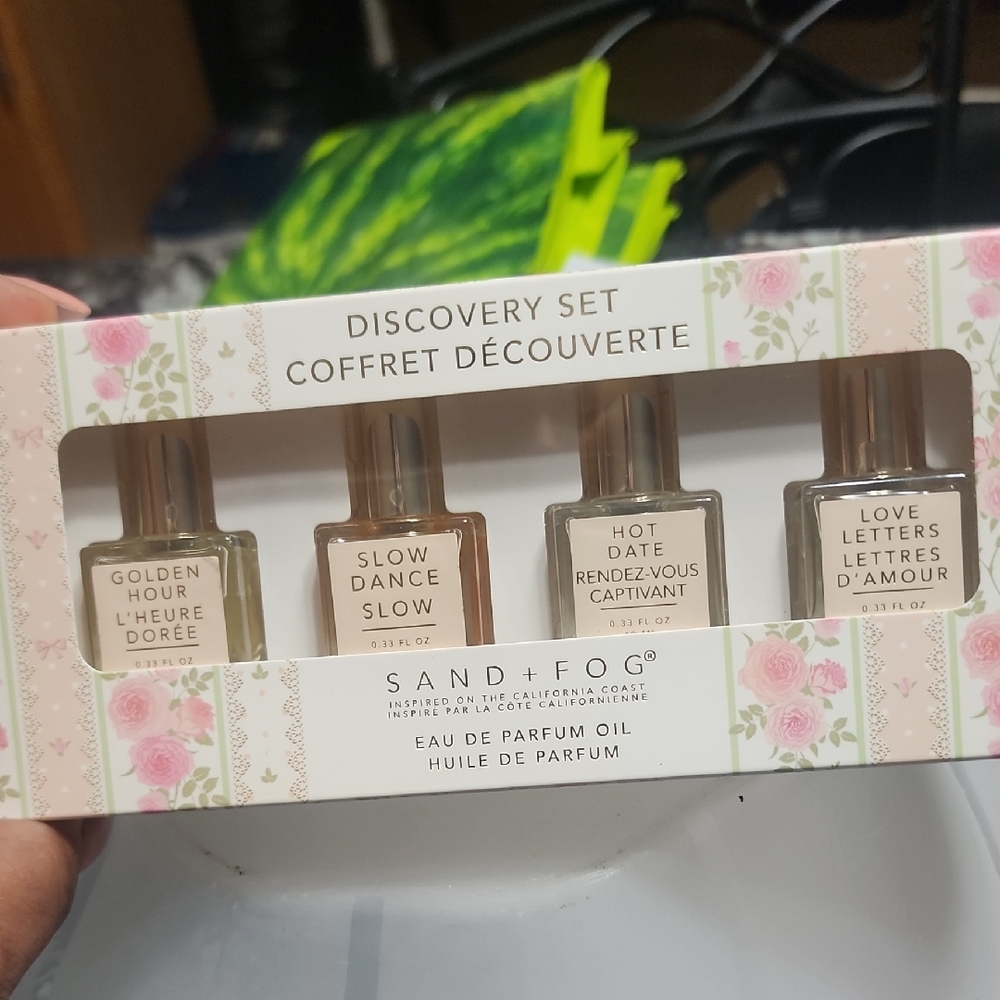Sand + Fog Discovery Set | Floral Eau de Parfum Oil Trio